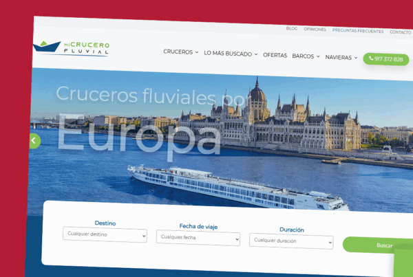 MiCruceroFluvial.com — Configurador de viajes complejo, integración avanzada y SEO optimizado