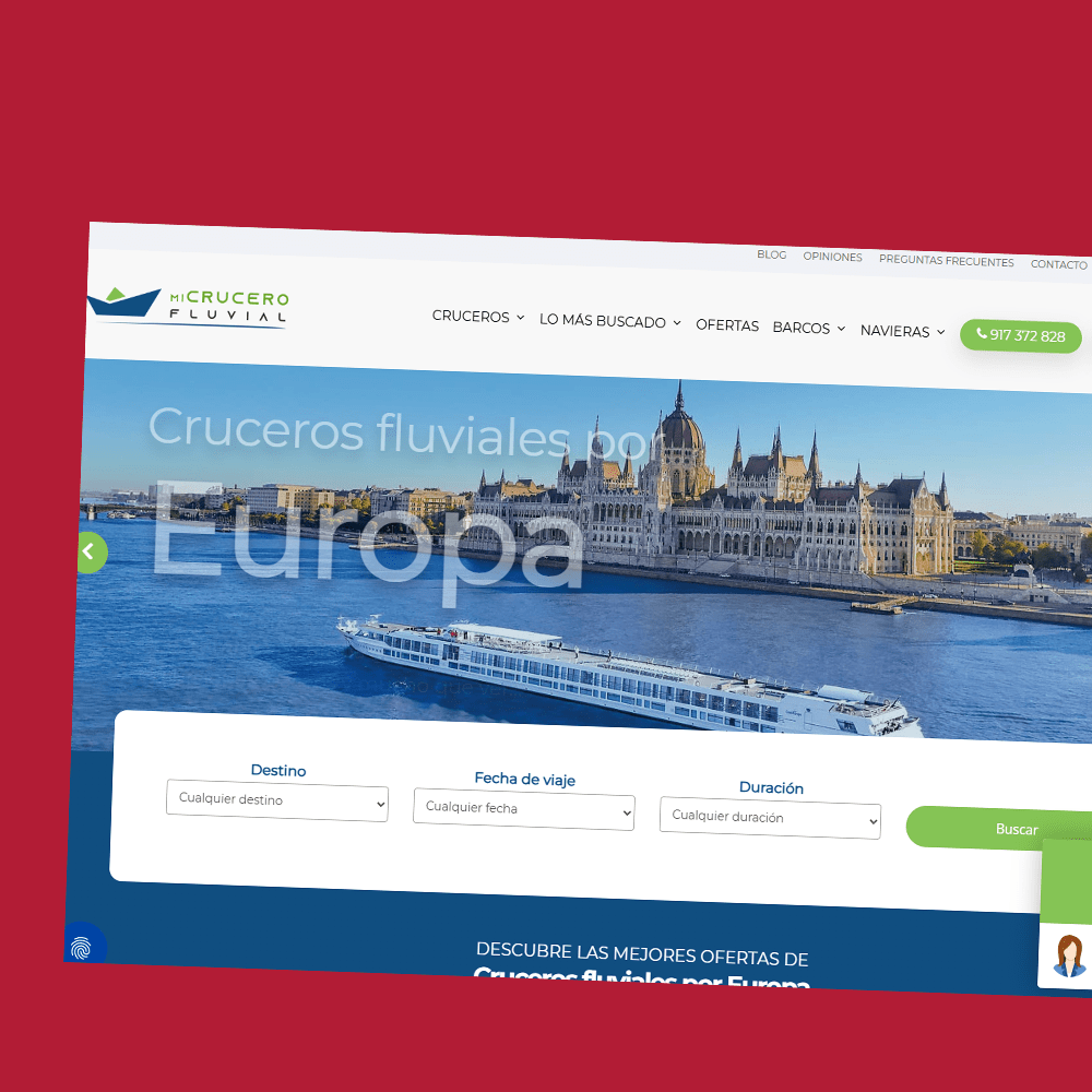 MiCruceroFluvial.com — Configurador de viajes complejo, integración avanzada y SEO optimizado MiCruceroFluvial.com — Configurador de viajes complejo, integración avanzada y SEO optimizado