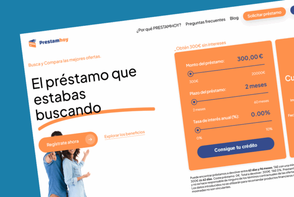 PrestamHoy.com — Comparador de préstamos orientado a captación de leads con tecnología 100% personalizable