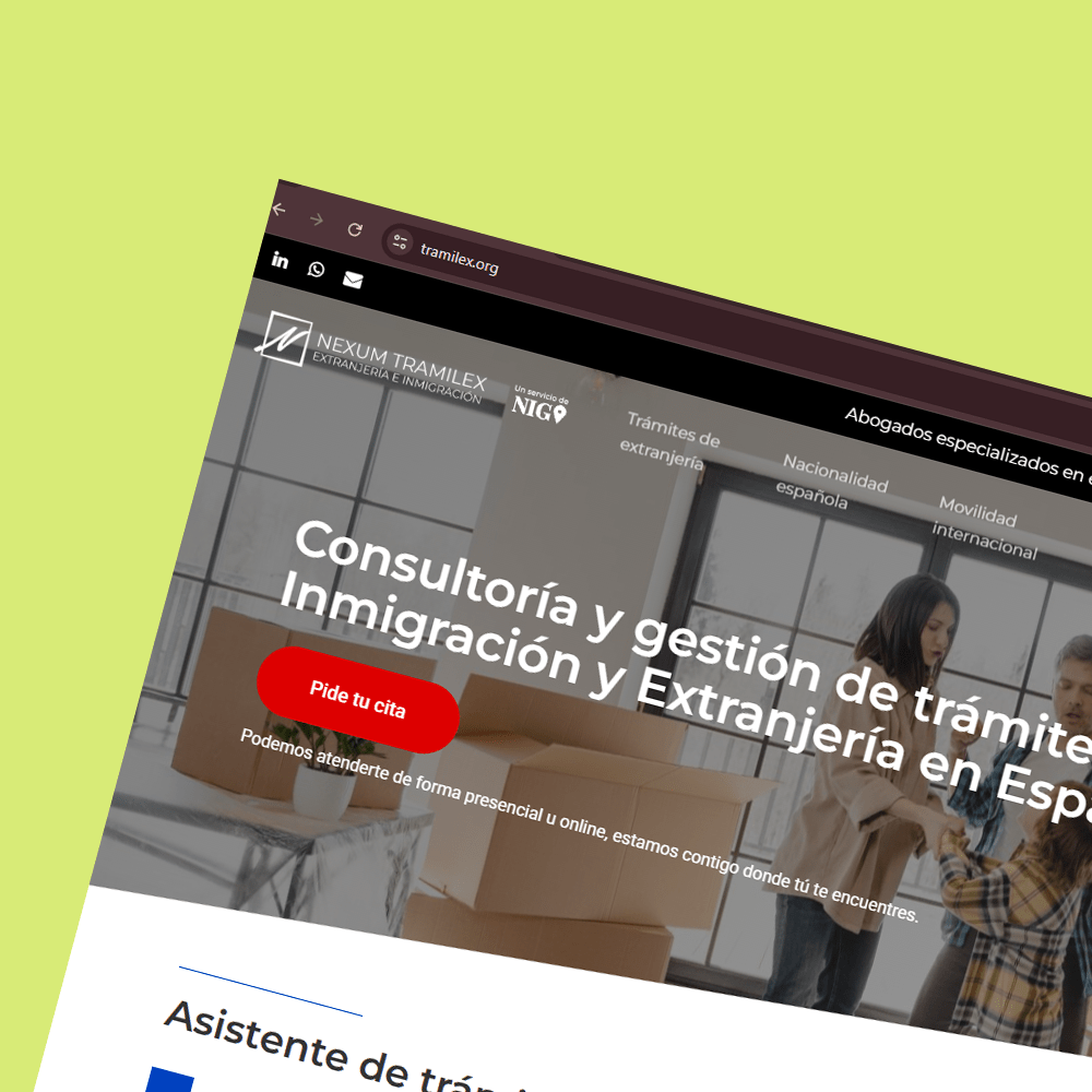 🔧 Caso de Éxito: Rediseño total de la web de Tramilex.org 🚀