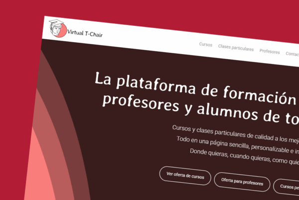 VirtualTChair.com — Marketplace a medida para conectar formadores y alumnos