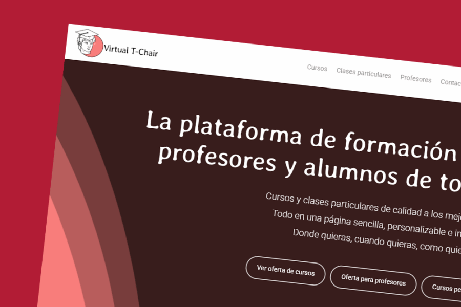 VirtualTChair.com — Marketplace a medida para conectar formadores y alumnos
