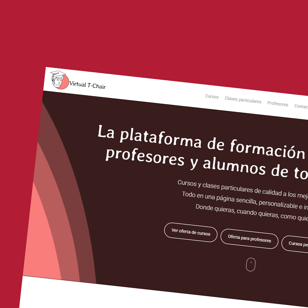 VirtualTChair.com — Marketplace a medida para conectar formadores y alumnos VirtualTChair.com — Marketplace a medida para conectar formadores y alumnos